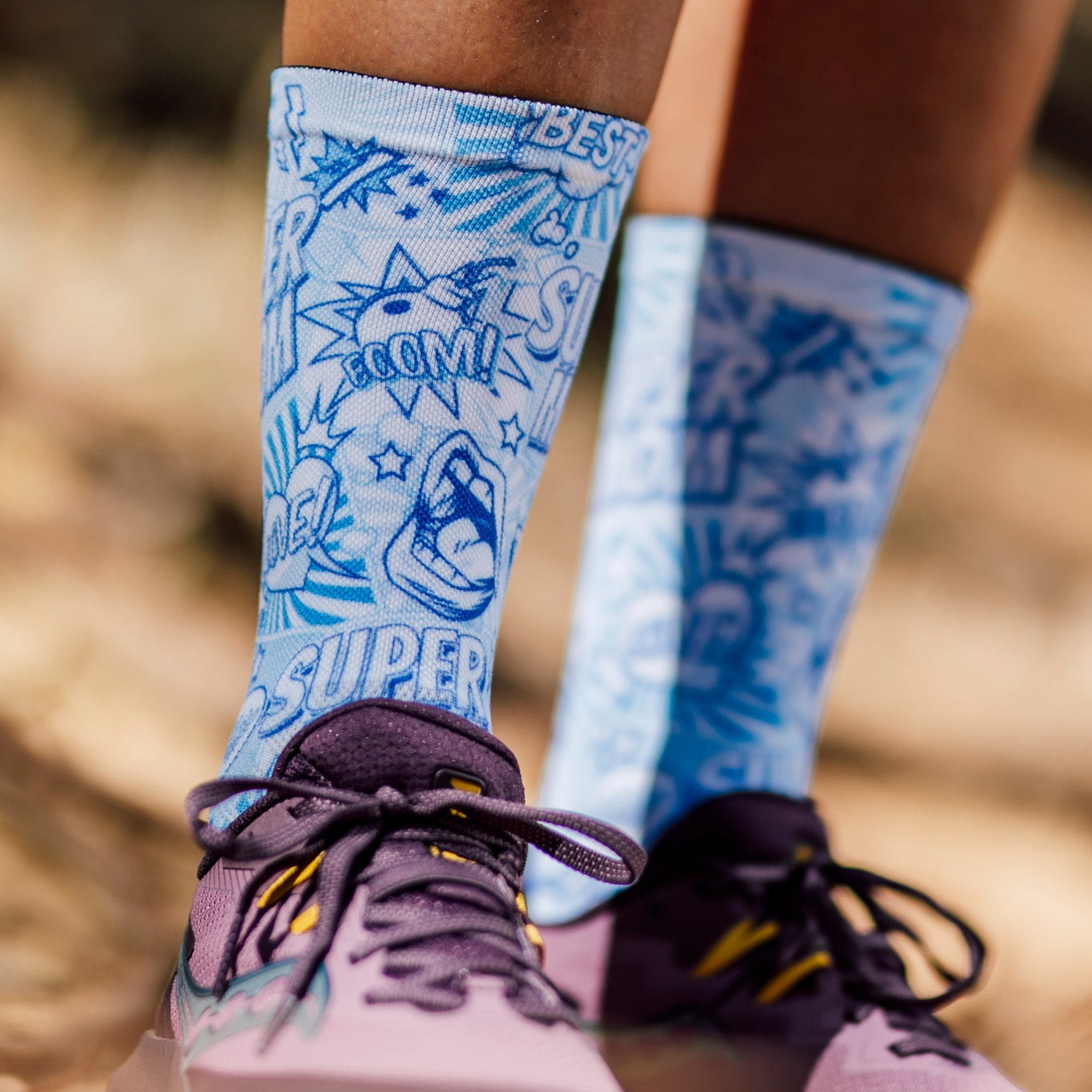 Chaussettes mi-mollet - Super-maman