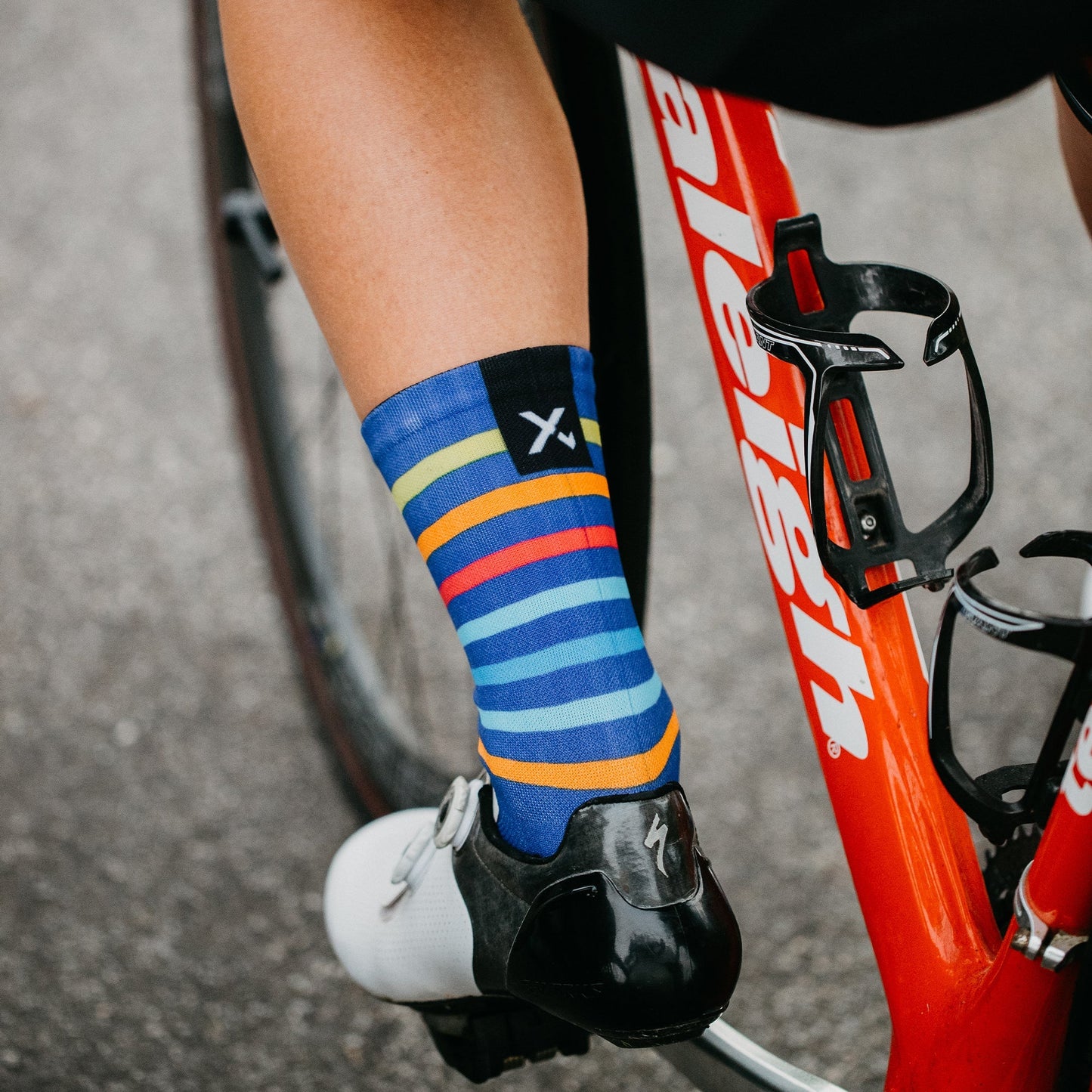Chaussettes mi-mollet - Coucher de soleil
