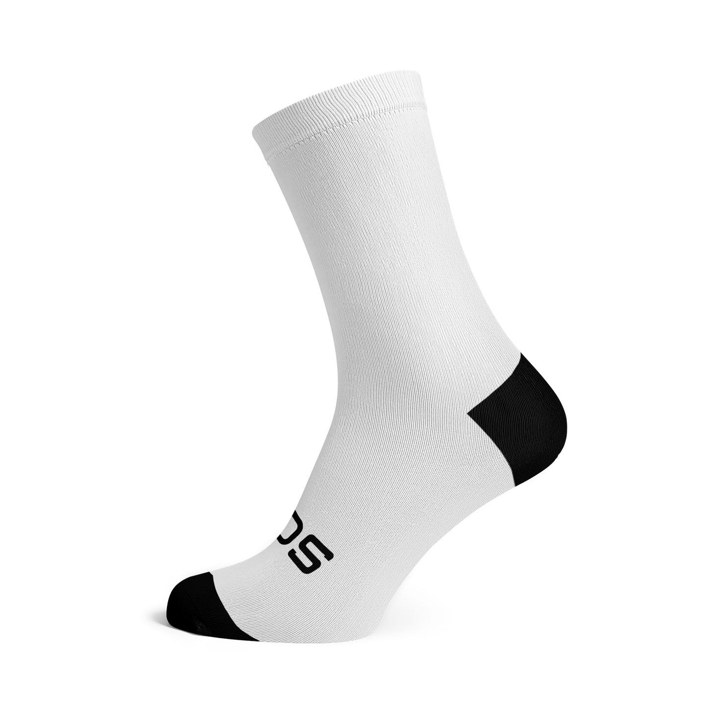 Chaussettes mi-mollet - Uni - Blanc