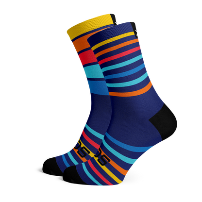 Chaussettes mi-mollet - Coucher de soleil