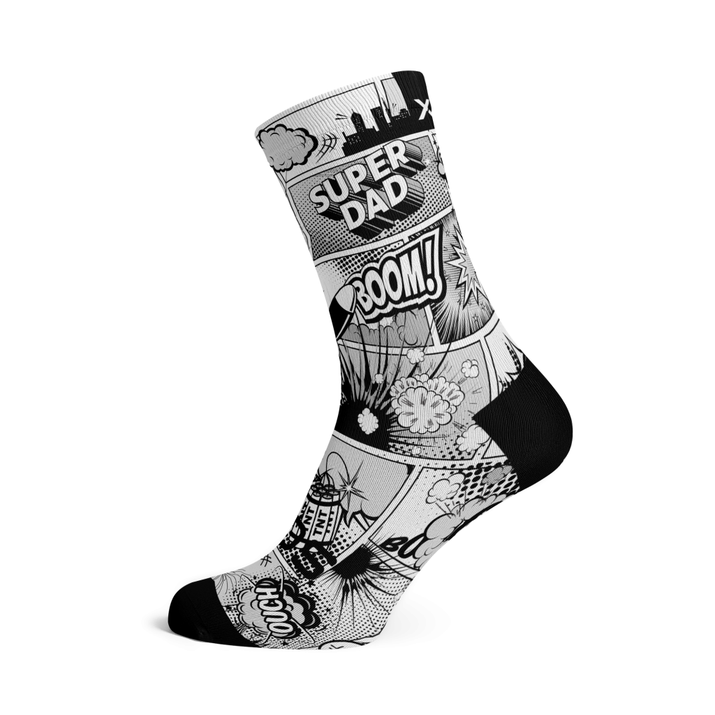 Chaussettes mi-mollet - Super-papa