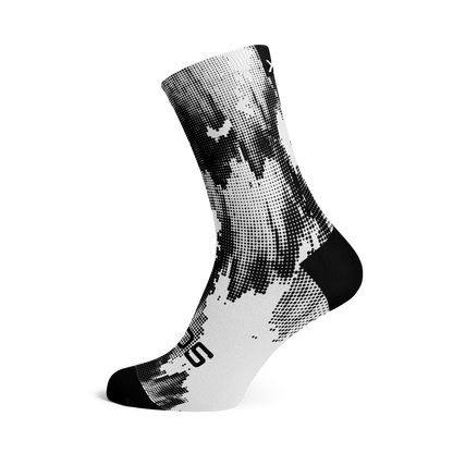 Chaussettes mi-mollet - Blanc-gravier