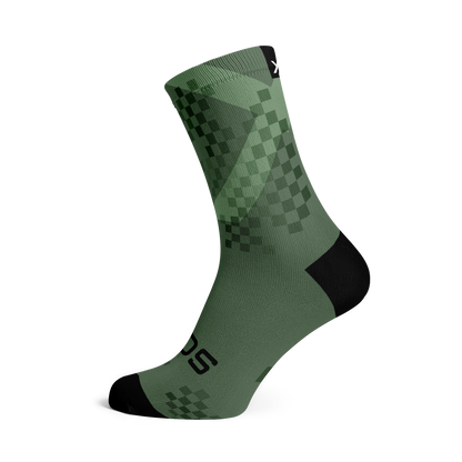X Olive Socks