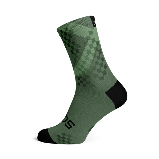 X Olive Socks