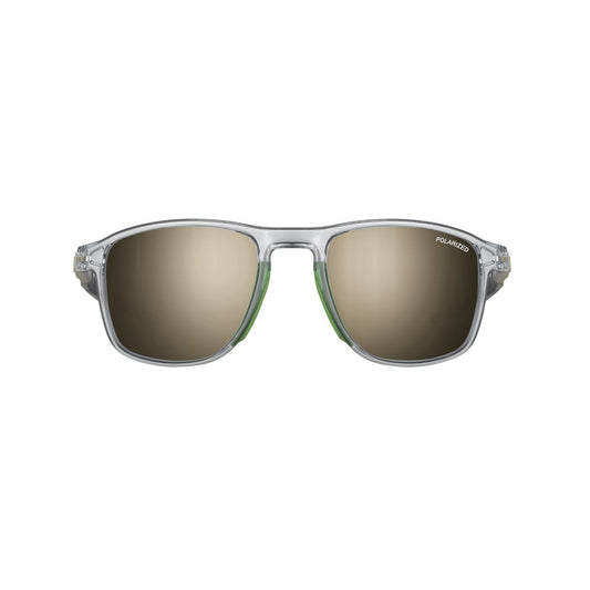 Julbo COMPASS Sunglasses J5789120 in Shiny-Green Trans Gray with a SPECTRON 3 POLARIZED Brown lens