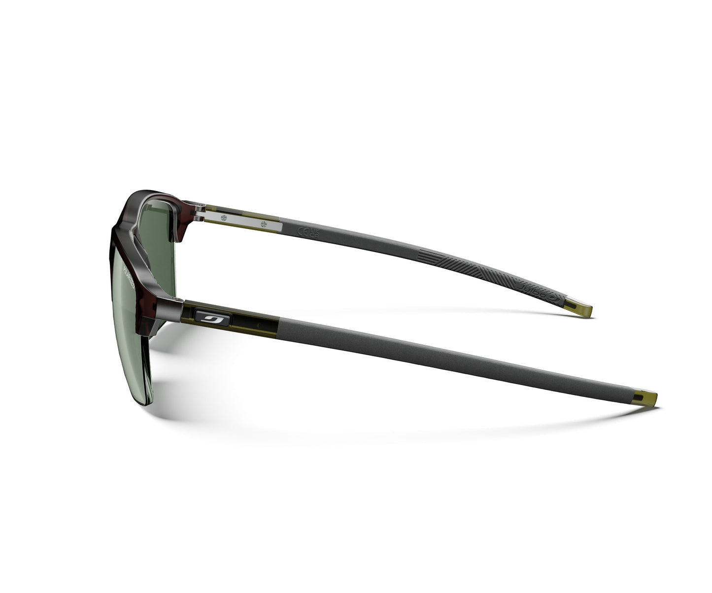 Julbo Crossline Sunglasses J5899051 in Brown-Green-Trans with a SPECTRON 3 POLARIZED Green lens