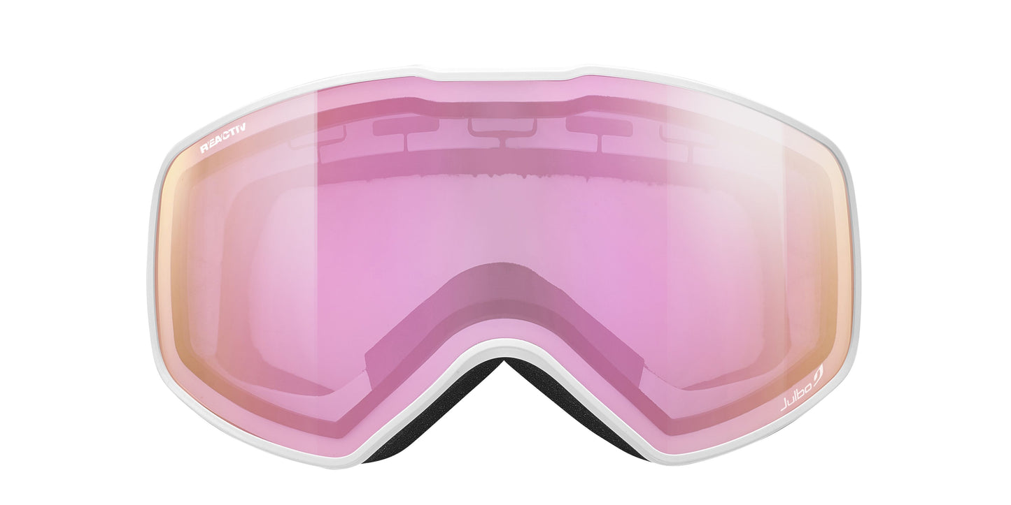 Julbo CYCLON Goggle J77236102 in White 3D Colour with a REACTIV 1-3 HC lens