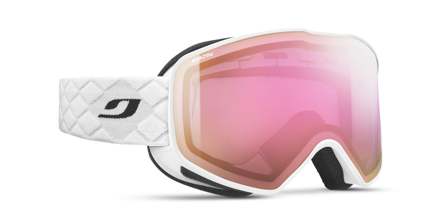 Julbo CYCLON Goggle J77236102 in White 3D Colour with a REACTIV 1-3 HC lens