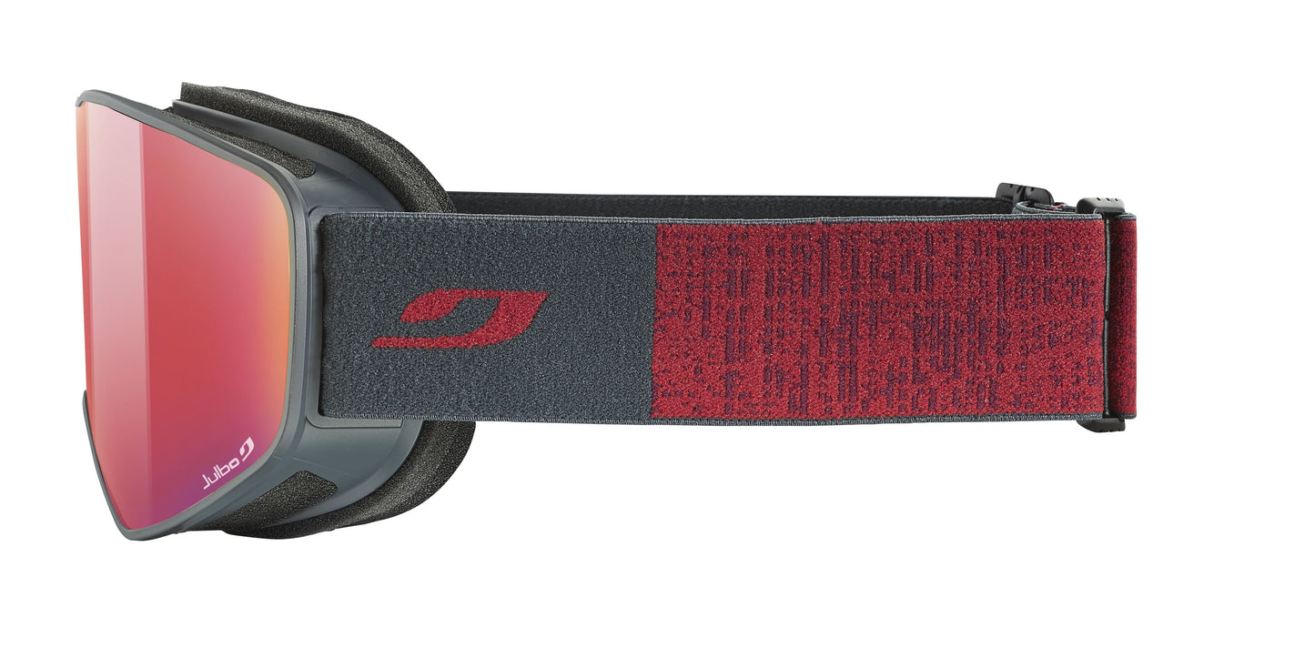 Julbo CYCLON Goggle J77273202 in Grey - Red Colour with a REACTIV 2-3 GLARE CONTROL lens