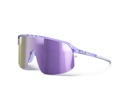 Julbo DENSITY Sunglasses J5611132 in Ligth Purple Translucent with a SPECTRON 3 Smoke lens