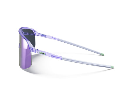 Julbo DENSITY Sunglasses J5611132 in Ligth Purple Translucent with a SPECTRON 3 Smoke lens