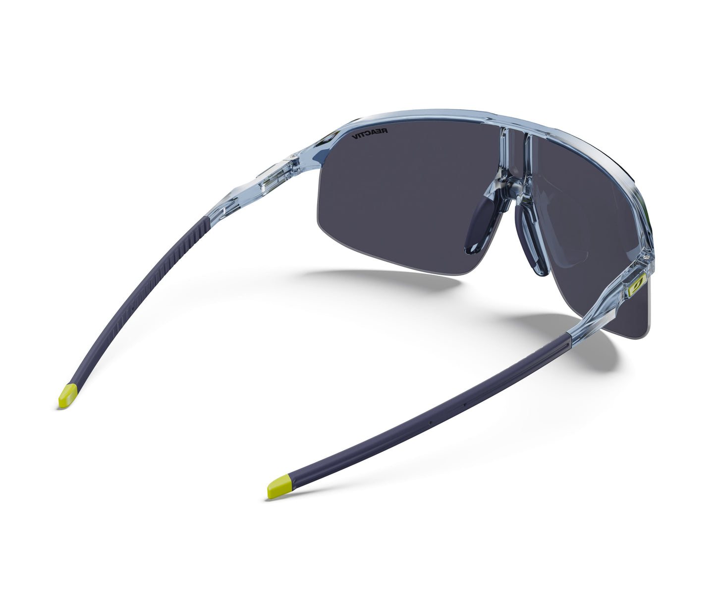 Julbo DENSITY Sunglasses J5613332 in Blue - Yellow with a REACTIV 1-3 Light Amplifier Lens