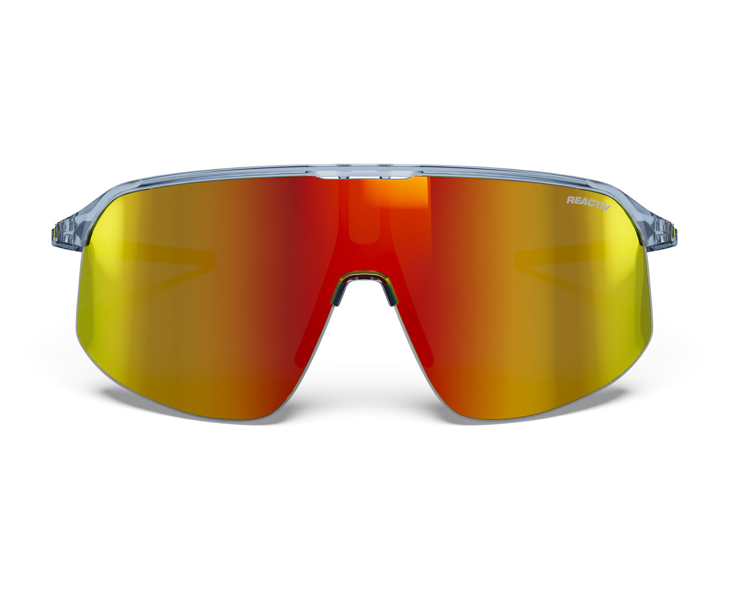 Julbo DENSITY Sunglasses J5613332 in Blue - Yellow with a REACTIV 1-3 Light Amplifier Lens