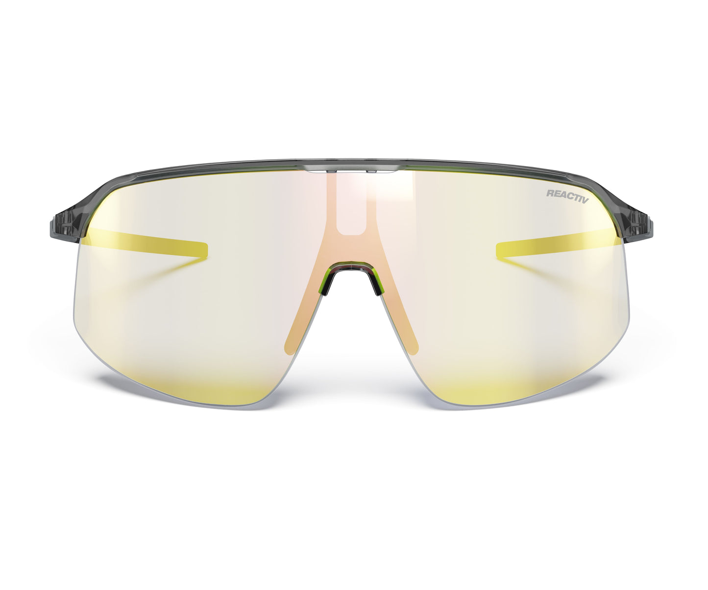 Julbo DENSITY Sunglasses J5613332 in Blue - Yellow with a REACTIV 1-3 Light Amplifier Lens