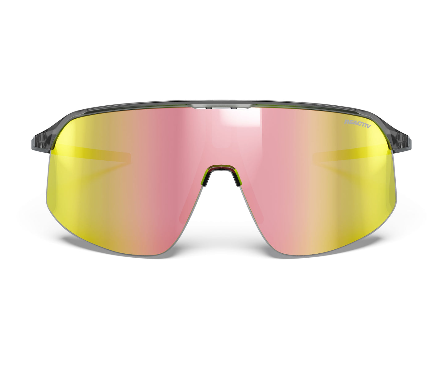 Julbo DENSITY Sunglasses J5613814 in Black Translucent - Grey with a REACTIV 1-3 Light Amplifier Lens