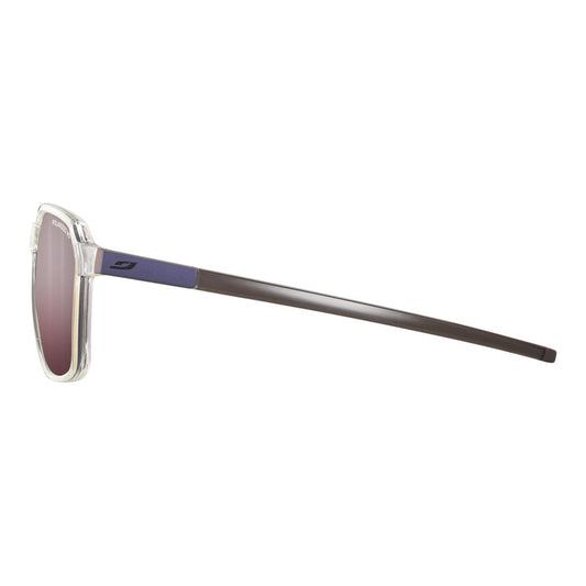 Julbo Drive Sunglasses J5769775 in Crystal-Brown with a SPECTRON 3 HD POLARIZED Pink lens