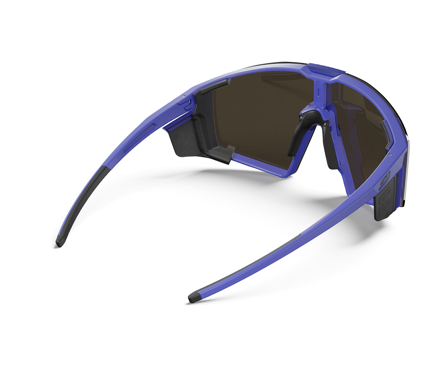 Julbo Edge Cover Sunglasses J5881212 in Blue-Black with a SPECTRON 4 Brown lens