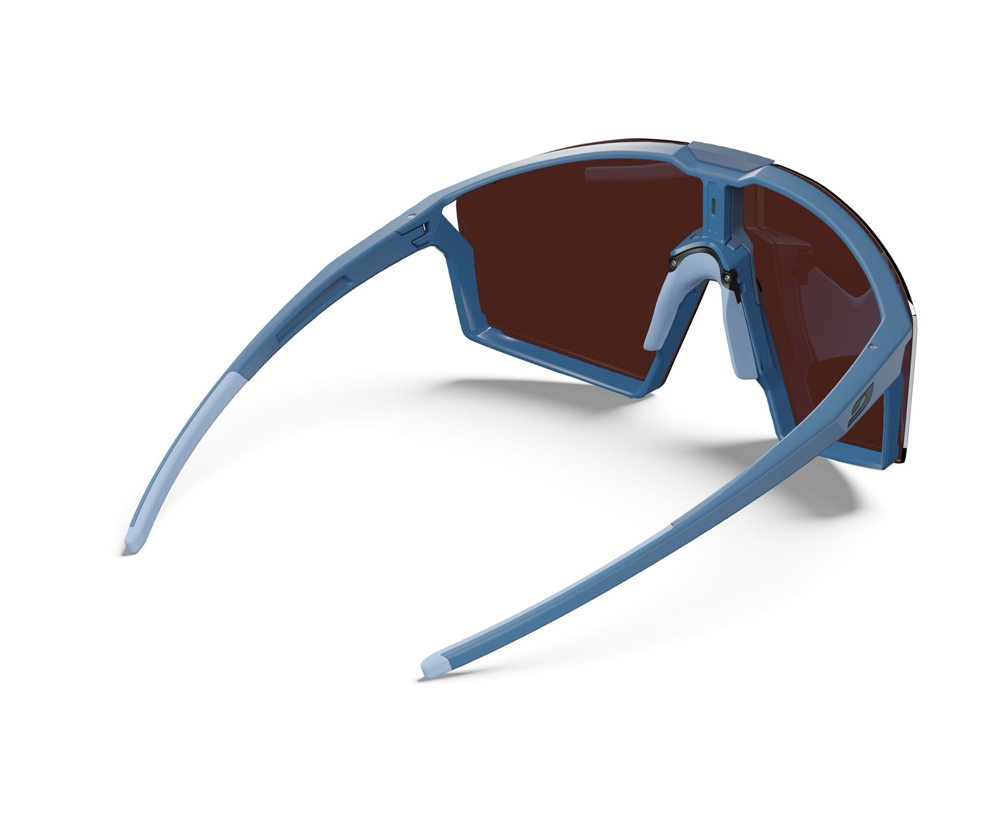 Julbo Edge Cover Sunglasses J5884512 in Blue with a REACTIV 0-4 High Contrast Lens