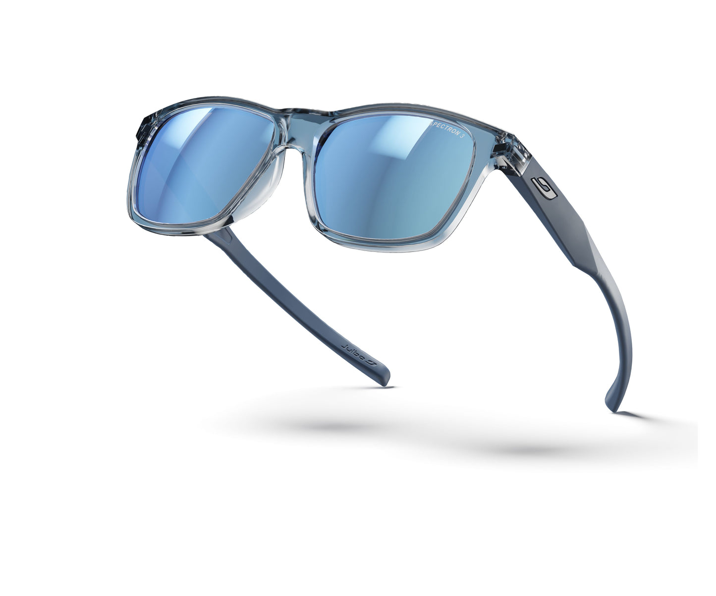 Julbo Elwood Sunglasses J5841132 in Teal-Trans-Blue-Matt with a SPECTRON 3 SMOKE lens