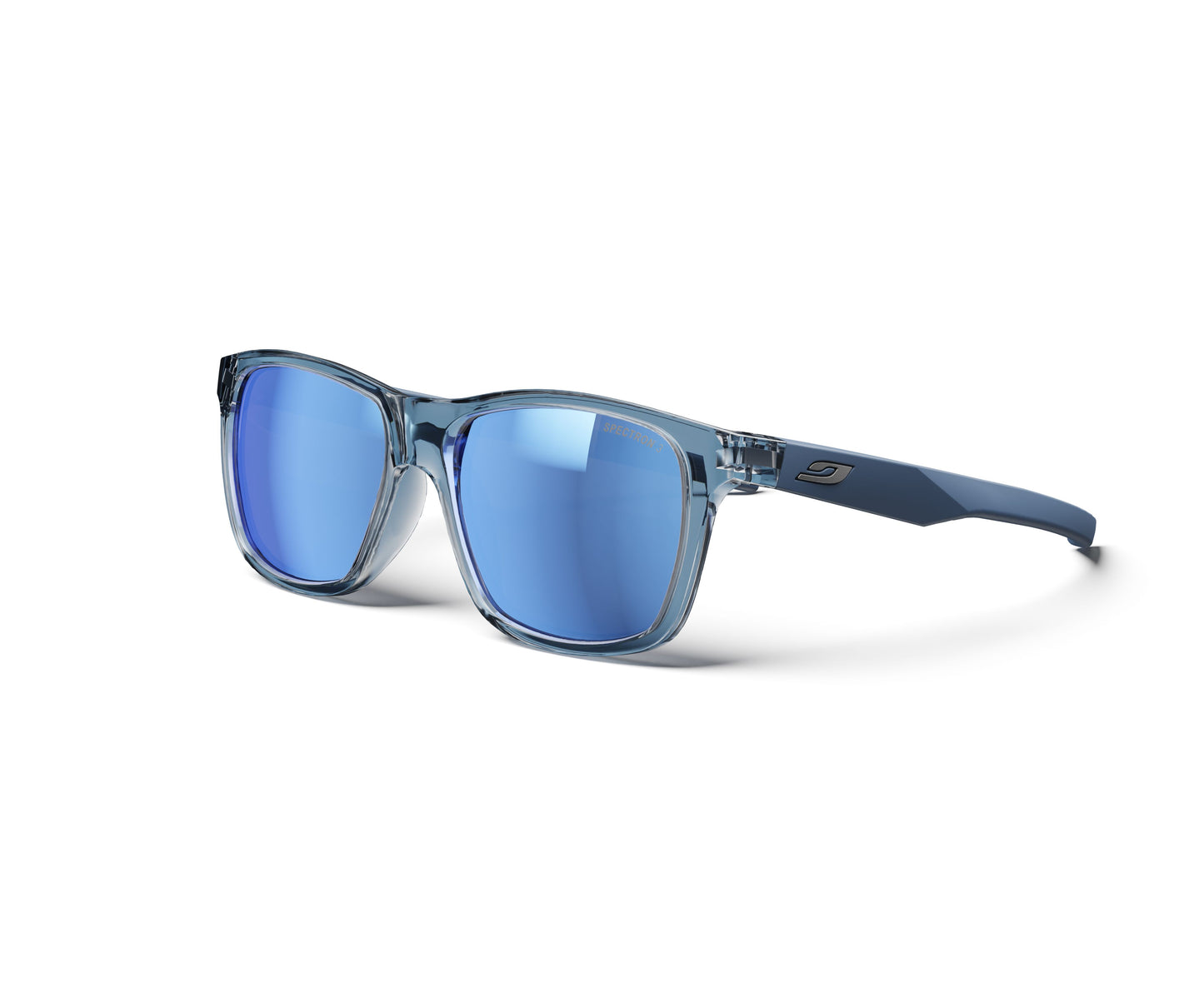 Julbo Elwood Sunglasses J5841132 in Teal-Trans-Blue-Matt with a SPECTRON 3 SMOKE lens