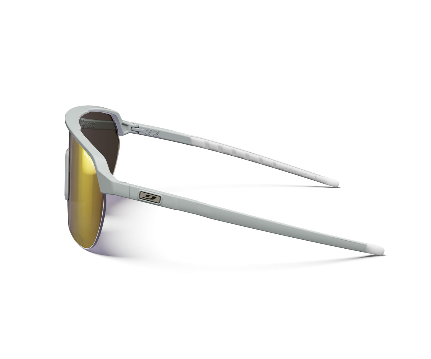 Julbo FREQUENCY Sunglasses J5671120 in Grey - White with a SPECTRON 3 Brown lens