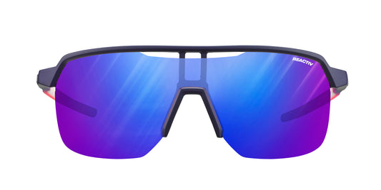 Julbo FREQUENCY Sunglasses J5673426 in Purple - Pink with a REACTIV 1-3 High Contrast Lens
