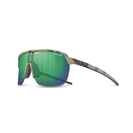 Julbo FREQUENCY Sunglasses J5671145 in Camo Grey - Black with a SPECTRON 3 Smoke lens