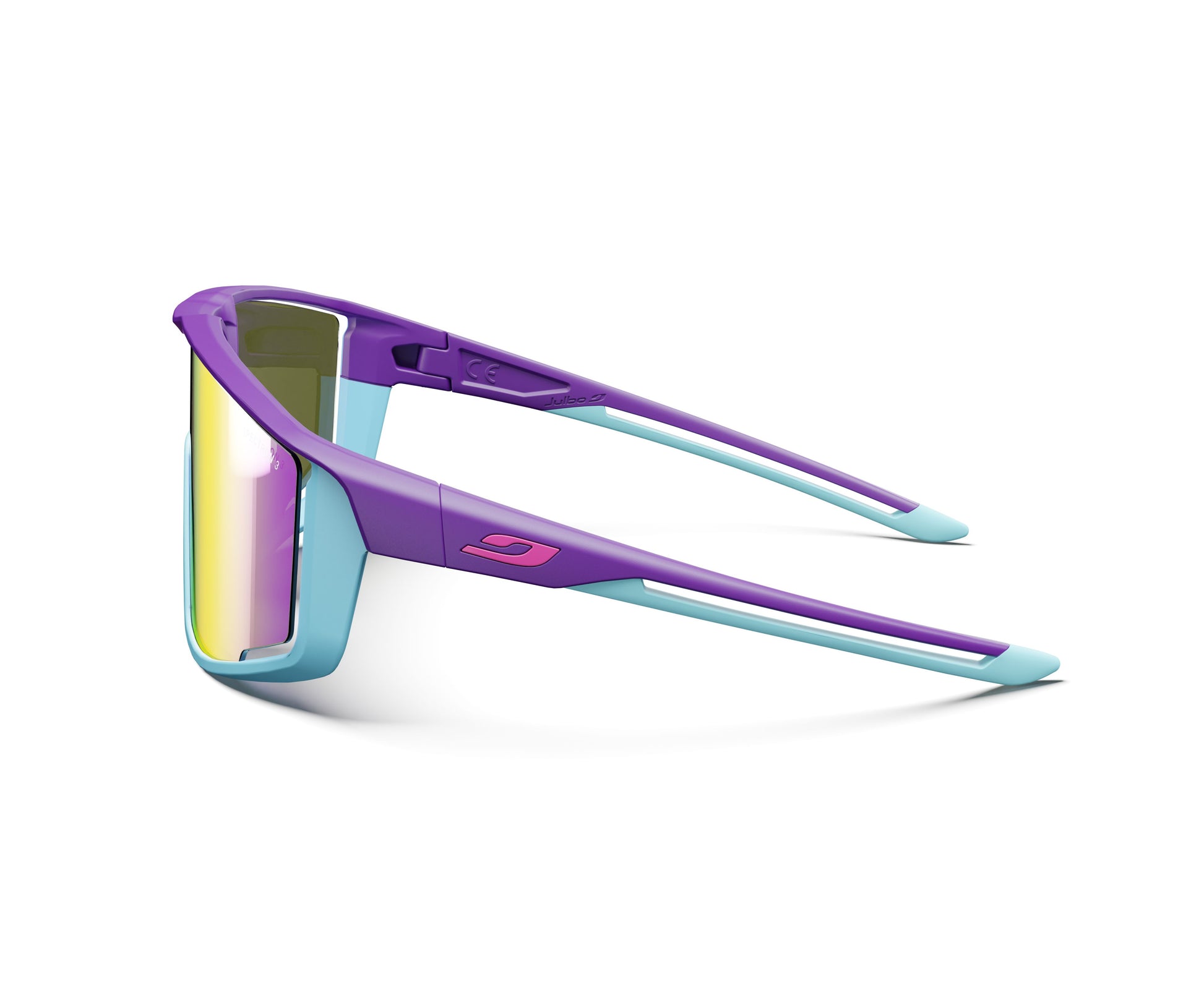 Julbo FURY Sunglasses J5311126 in Purple - Blue - Light with a SPECTRON 3 Brown lens