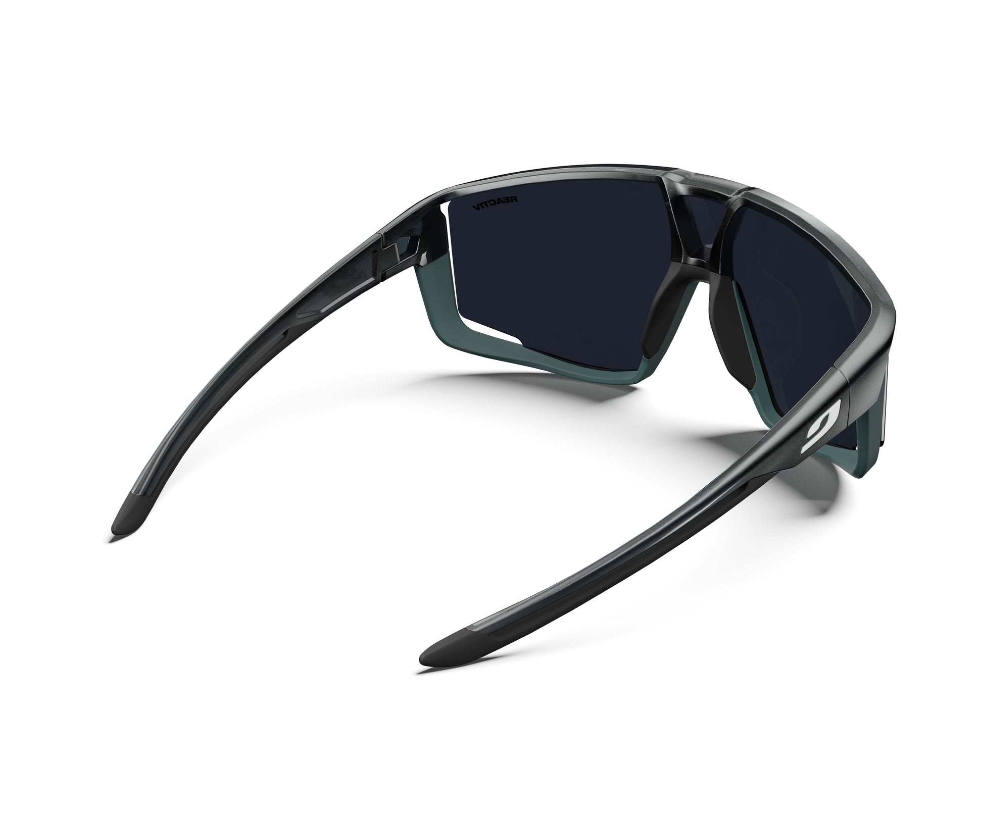 Julbo FURY Sunglasses J5314422 in Black Green Matt with a REACTIV 0-3 lens