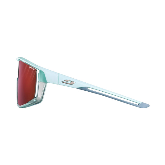 Julbo FURY Sunglasses J5314432 in Translucent Blue - Blue with a REACTIV 0-3 High Contrast Lens