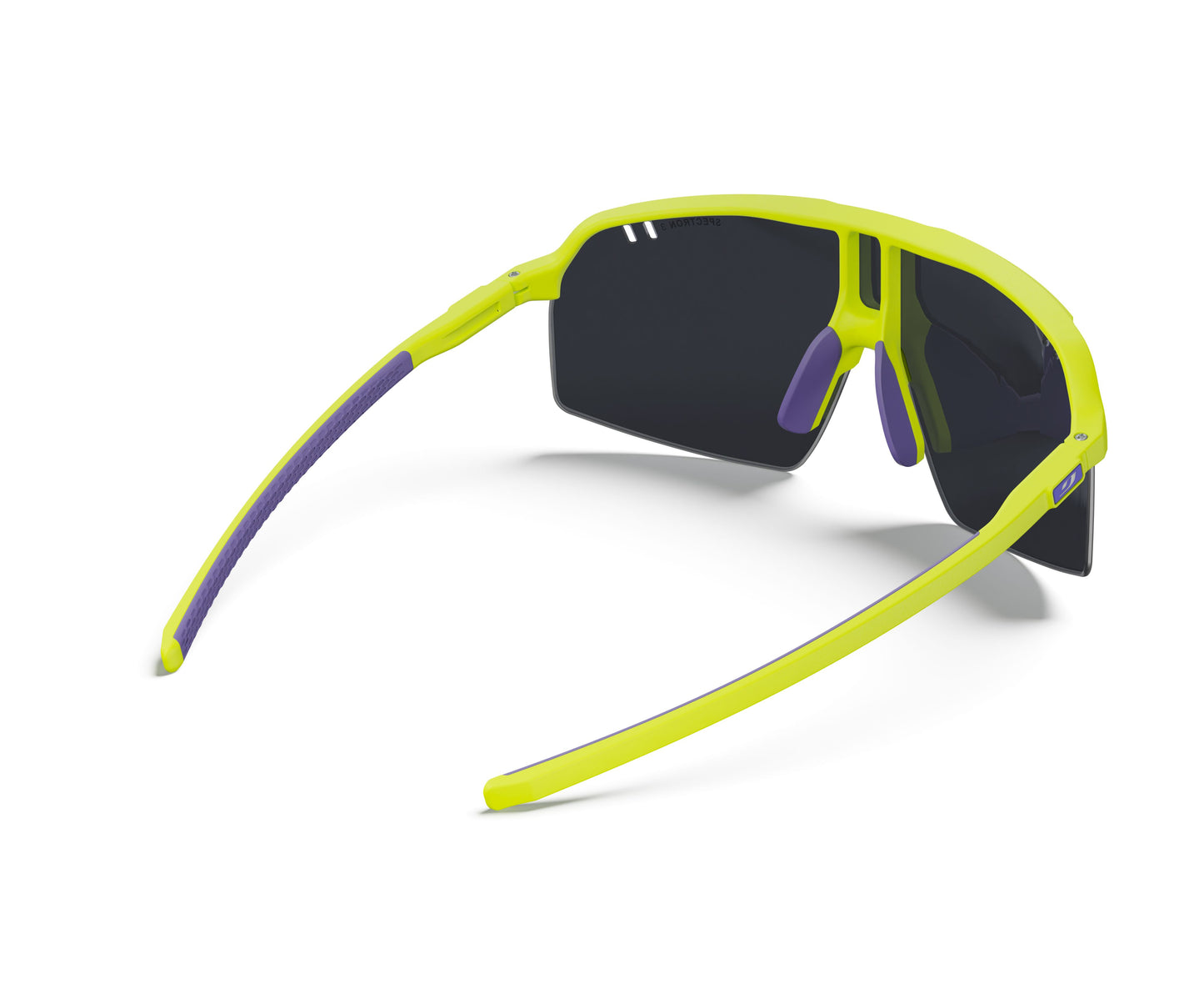 Julbo Intensity Sunglasses J5901115 in Yellow-Fluo-Matt with a SPECTRON 3 Smoke lens