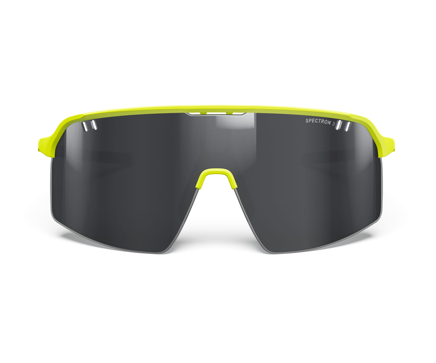 Julbo Intensity Sunglasses J5901115 in Yellow-Fluo-Matt with a SPECTRON 3 Smoke lens