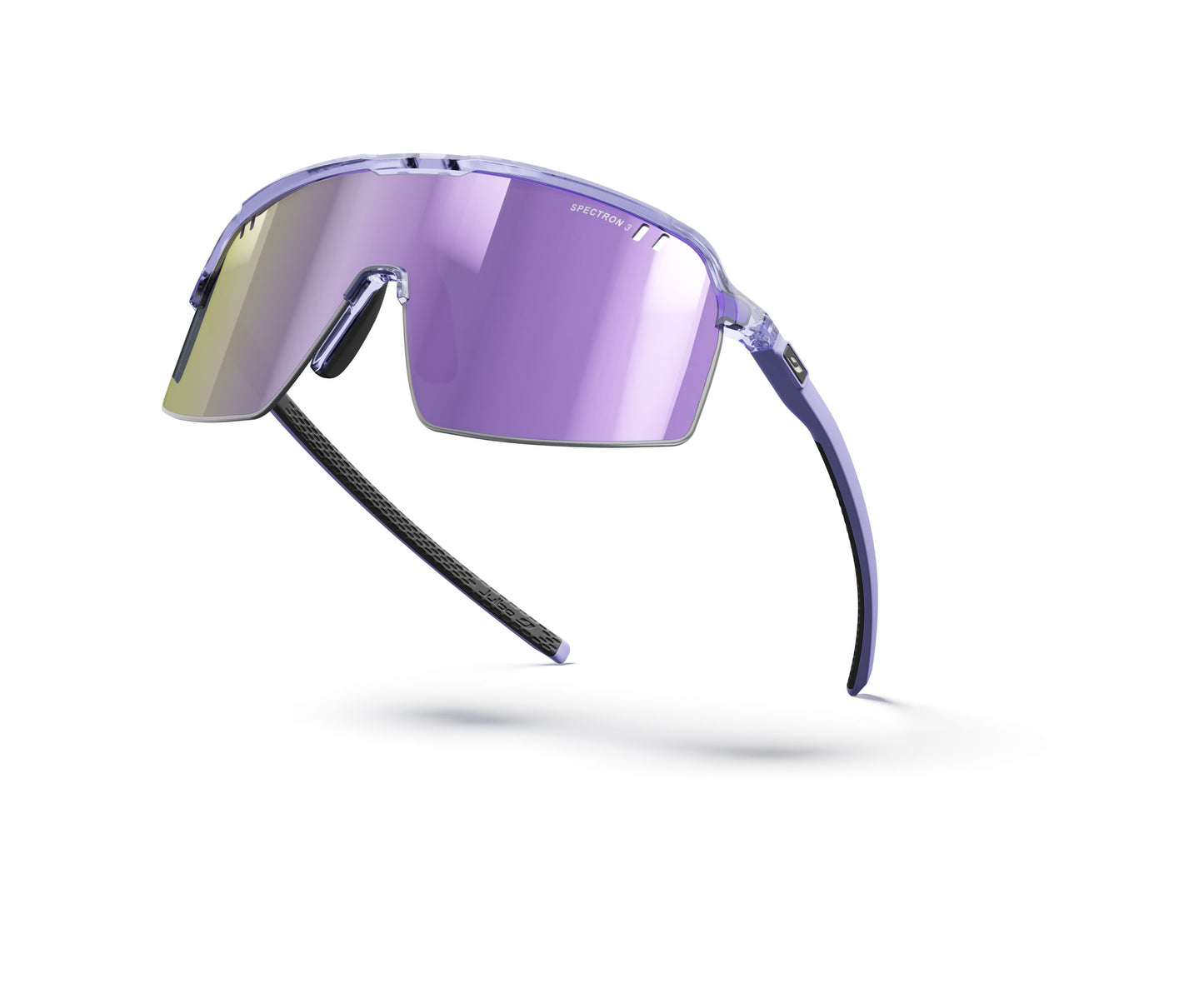 Julbo Intensity Sunglasses J5901132 in Light-Purple-Trans with a SPECTRON 3 Brown lens