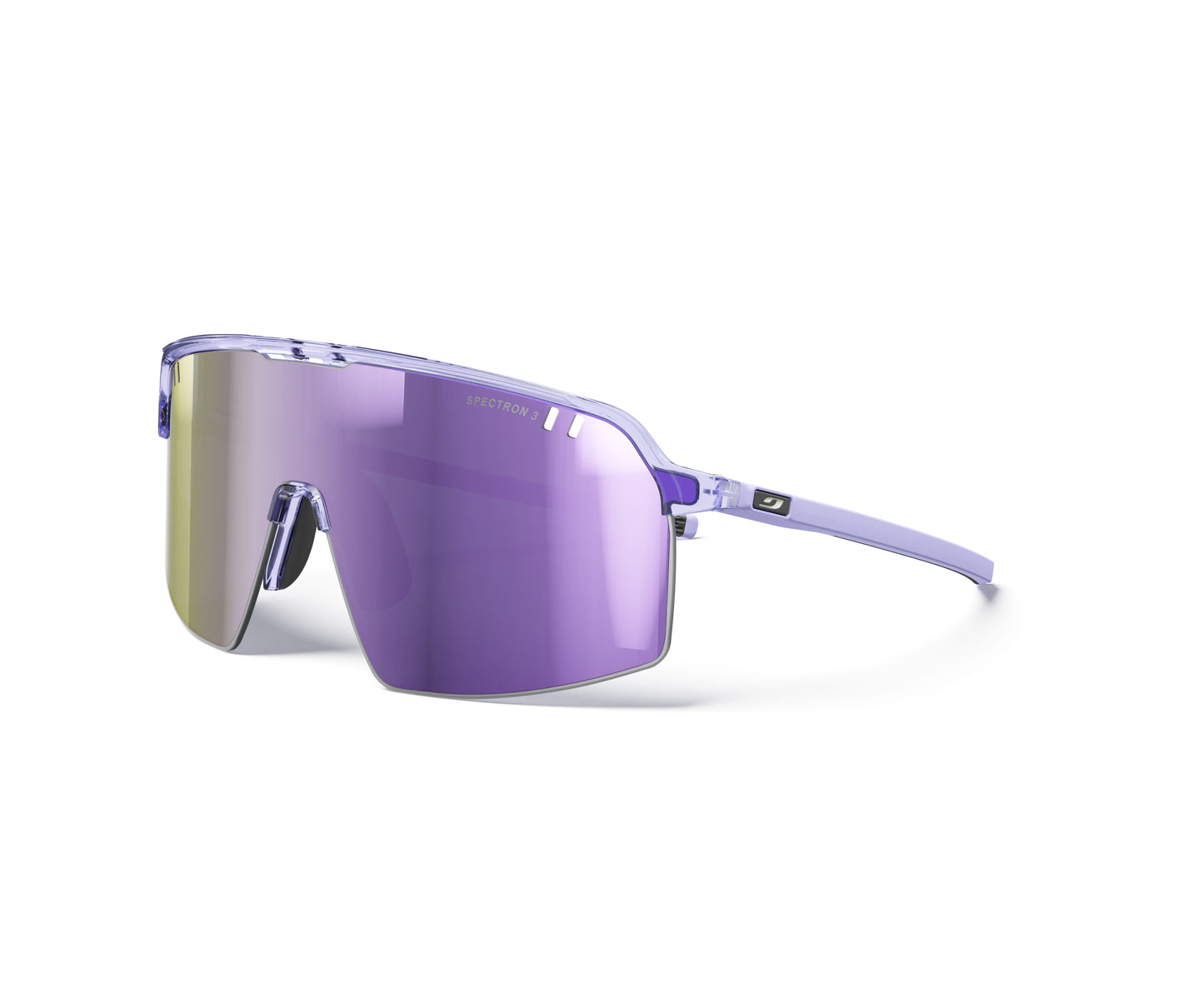 Julbo Intensity Sunglasses J5901132 in Light-Purple-Trans with a SPECTRON 3 Brown lens