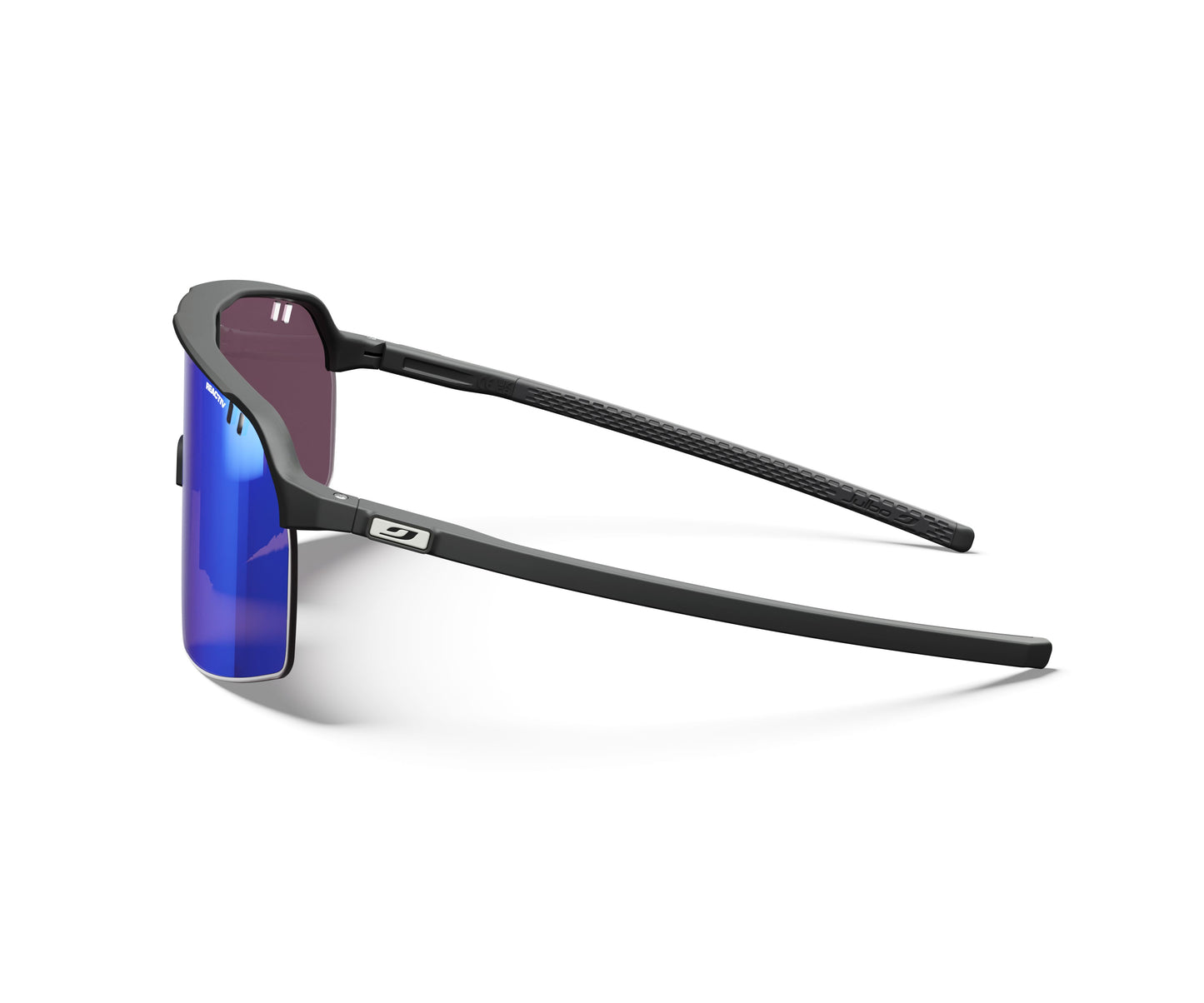 Julbo Intensity Sunglasses J5903414 in Matt-Black with a REACTIV 1-3 High Contrast Lens