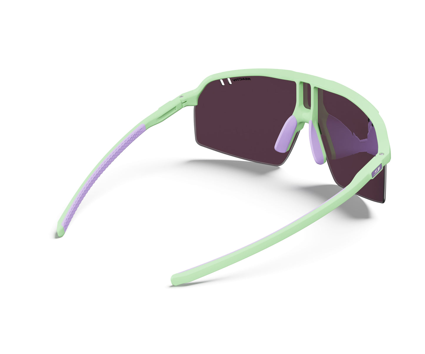 Julbo Intensity Sunglasses J5903430 in Pale-Green-Purple with a REACTIV 1-3 High Contrast Lens