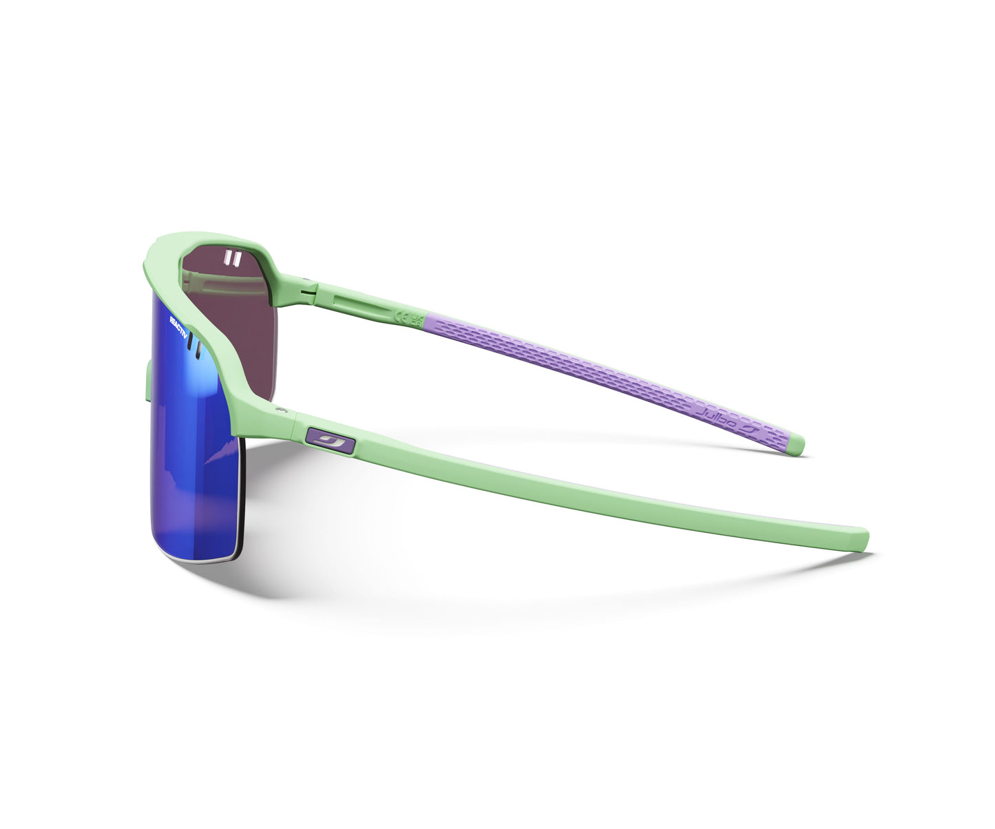 Julbo Intensity Sunglasses J5903430 in Pale-Green-Purple with a REACTIV 1-3 High Contrast Lens