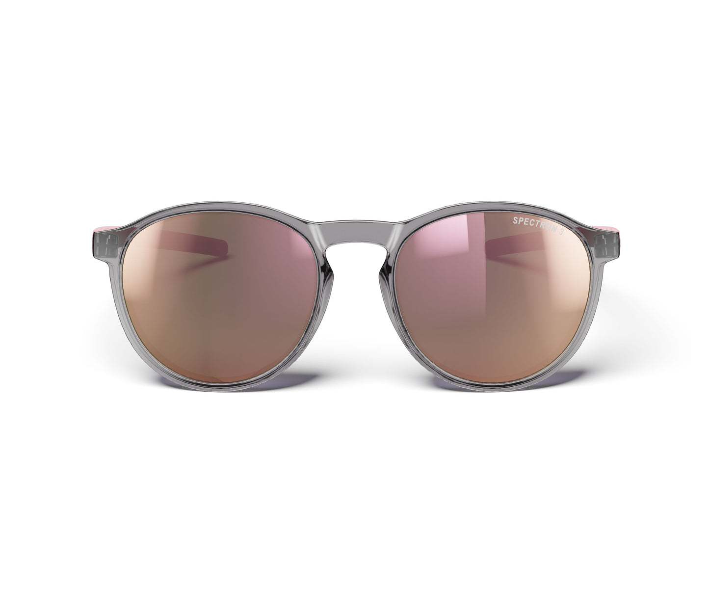 Julbo Joliet Sunglasses J5831120 in Grey-Trans-Pink-Matt with a SPECTRON 3 Smoke lens