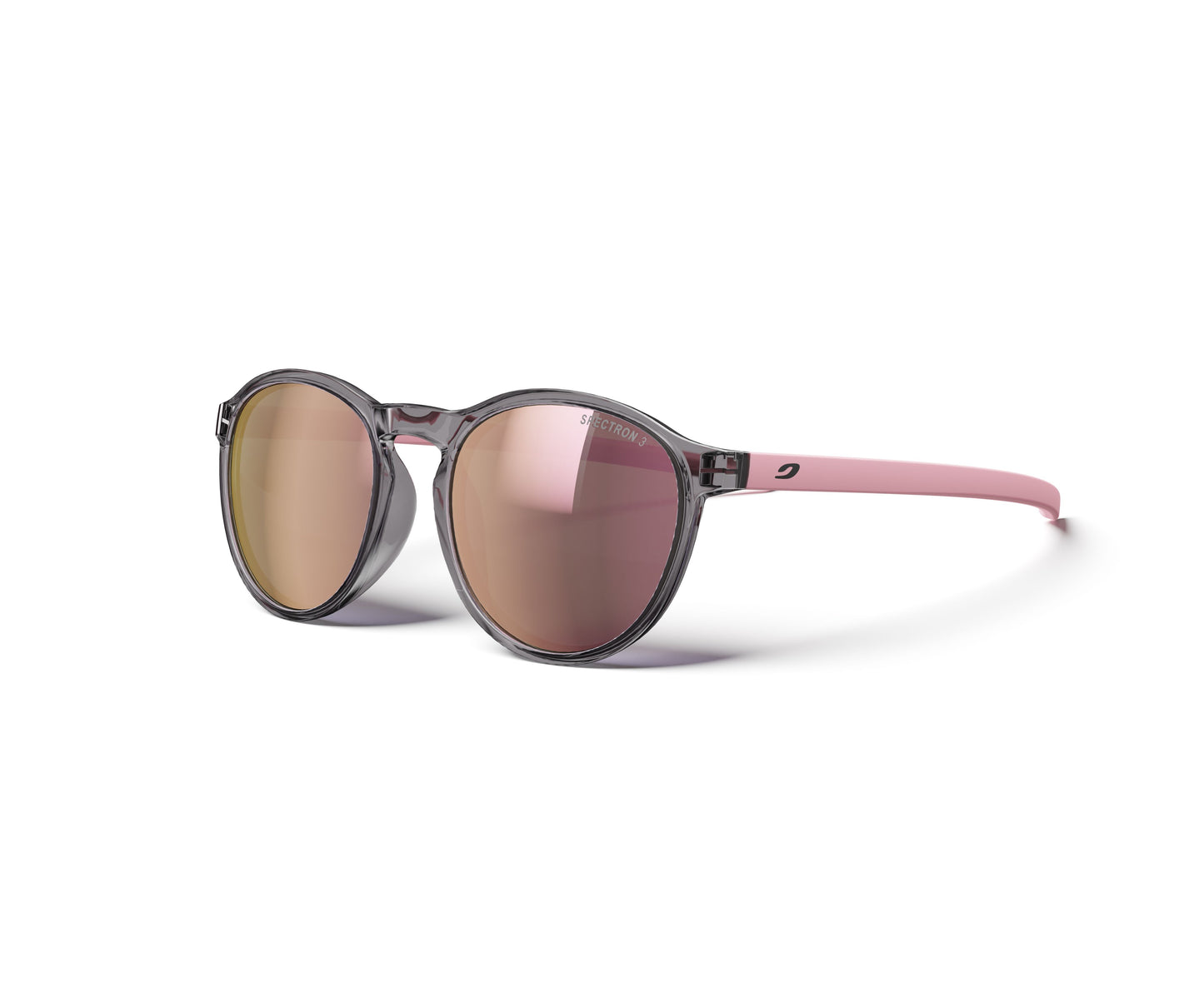 Julbo Joliet Sunglasses J5831120 in Grey-Trans-Pink-Matt with a SPECTRON 3 Smoke lens