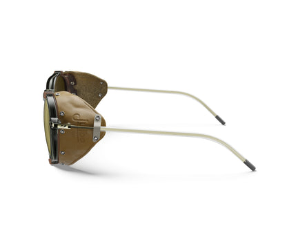 Julbo LEGACY Sunglasses J5649120 in Light Grey - Gold with a SPECTRON 3 POLARIZED Brown lens