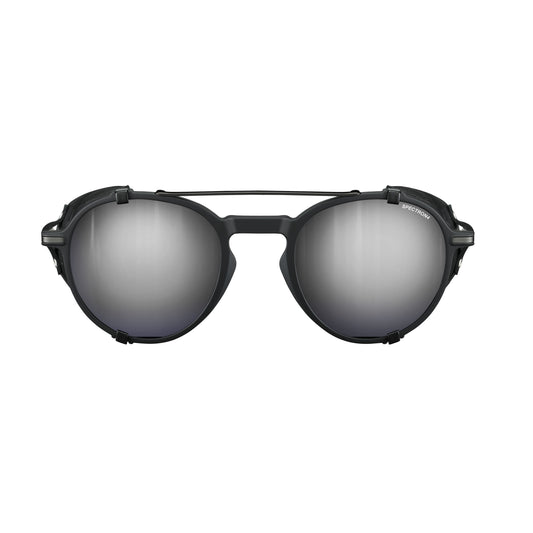 Julbo LEGACY Sunglasses J5641214 in Black - White - Shields Black with a SPECTRON 4 Brown lens