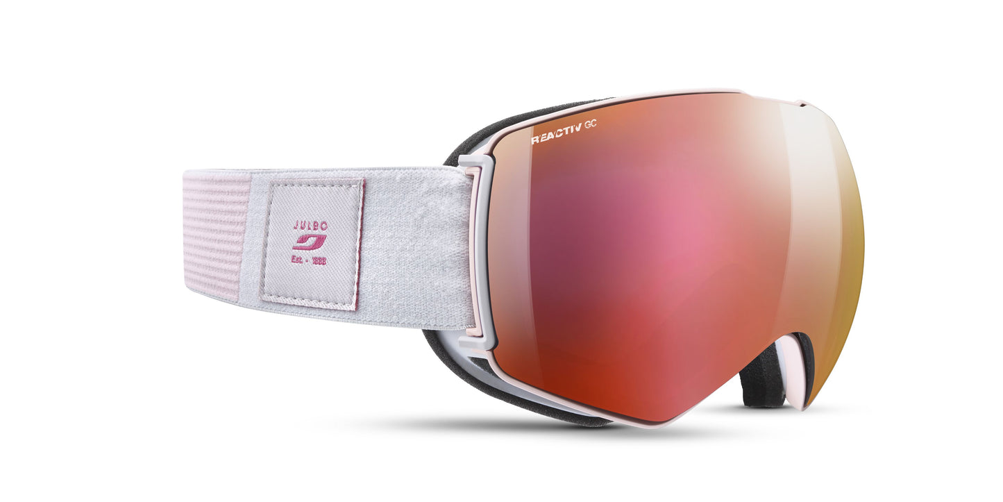 Julbo LIGHTYEARS - template Goggle J77474193 in Pink - Grey Colour with a REACTIV 2-3 GLARE CONTROL lens