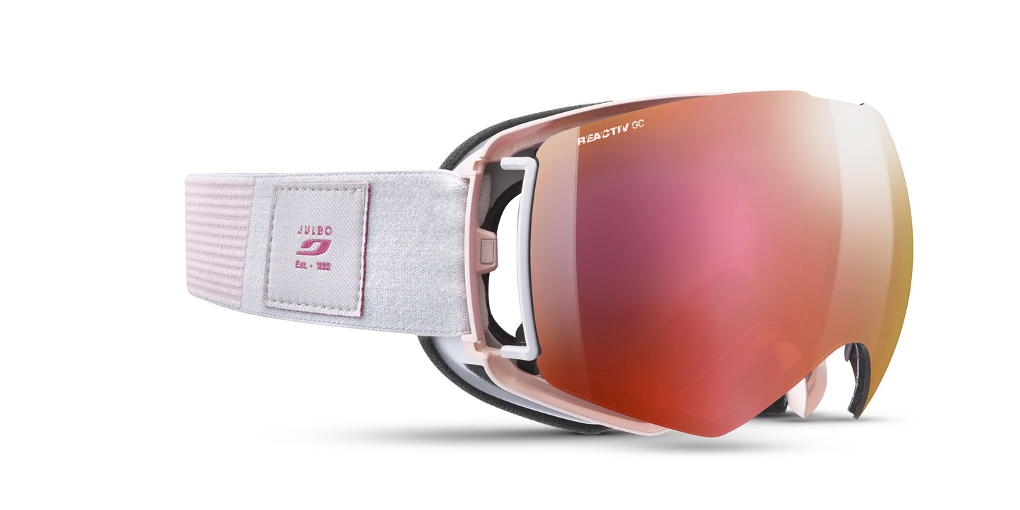 Julbo LIGHTYEARS - template Goggle J77474193 in Pink - Grey Colour with a REACTIV 2-3 GLARE CONTROL lens