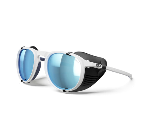 Julbo MILLENIUM Sunglasses J5779610 in White Matt - Black with a SPECTRON 3 HD POLARIZED Green lens