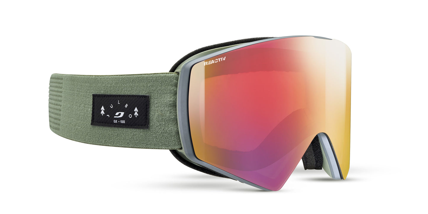 Julbo RAZOR EDGE Goggle J77533163 in Grey - Gren Colour with a REACTIV 1-3 HC lens