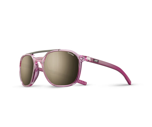 Julbo SLACK Sunglasses J569118 in Raspberry Translucent Matt with a SPECTRON 3 POLARIZED Brown lens