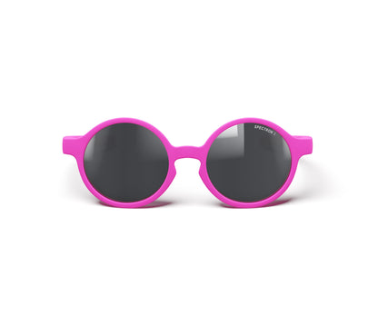 Julbo Walker Sunglasses J5801119 in Neon-Pink with a SPECTRON 3 SMOKE lens