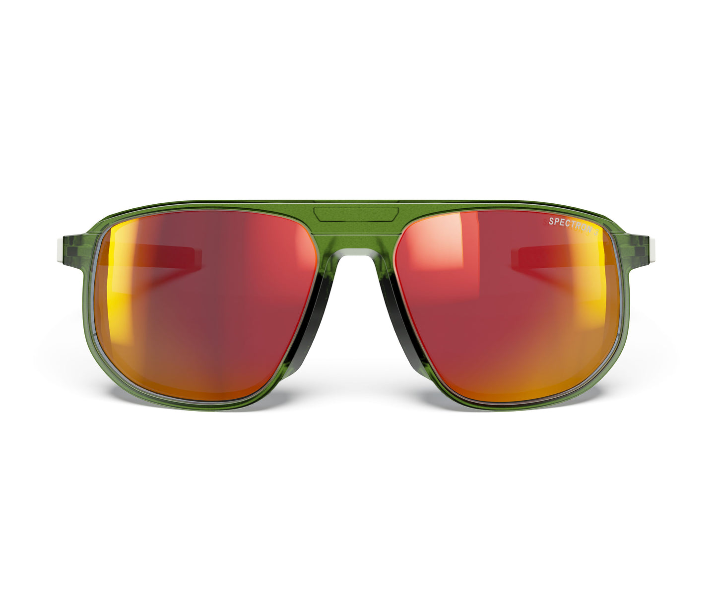 Julbo Ward Sunglasses J5861116 in Green-Grey with a SPECTRON 3 SMOKE lens