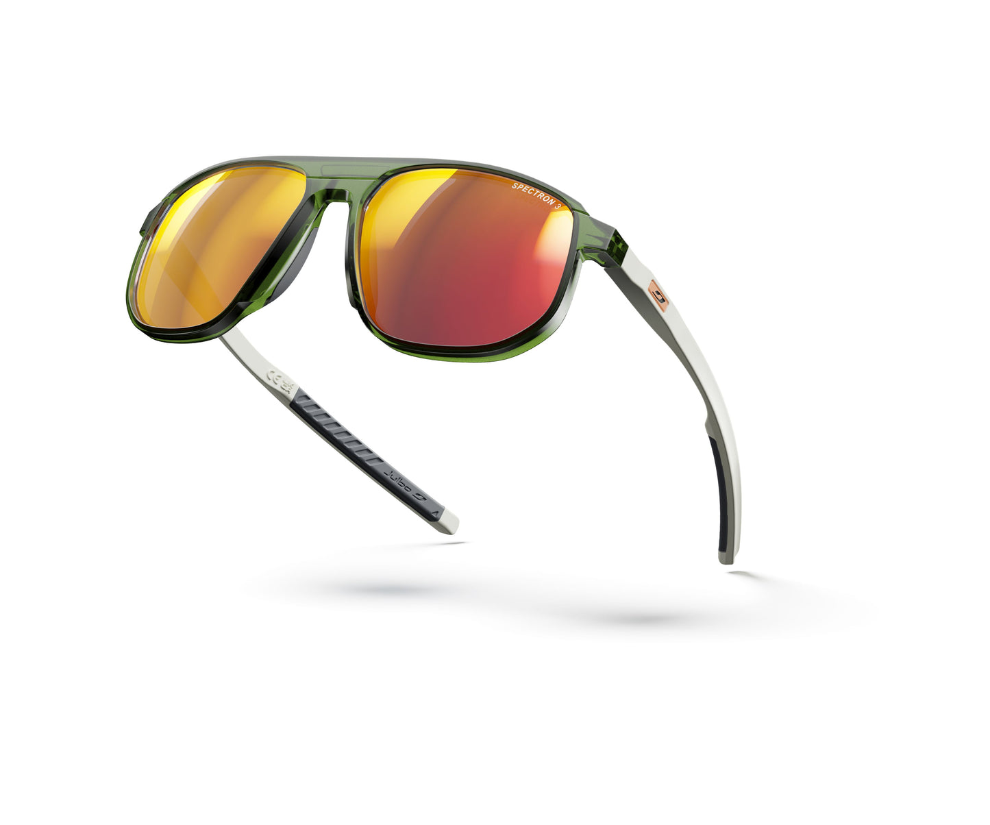 Julbo Ward Sunglasses J5861116 in Green-Grey with a SPECTRON 3 SMOKE lens