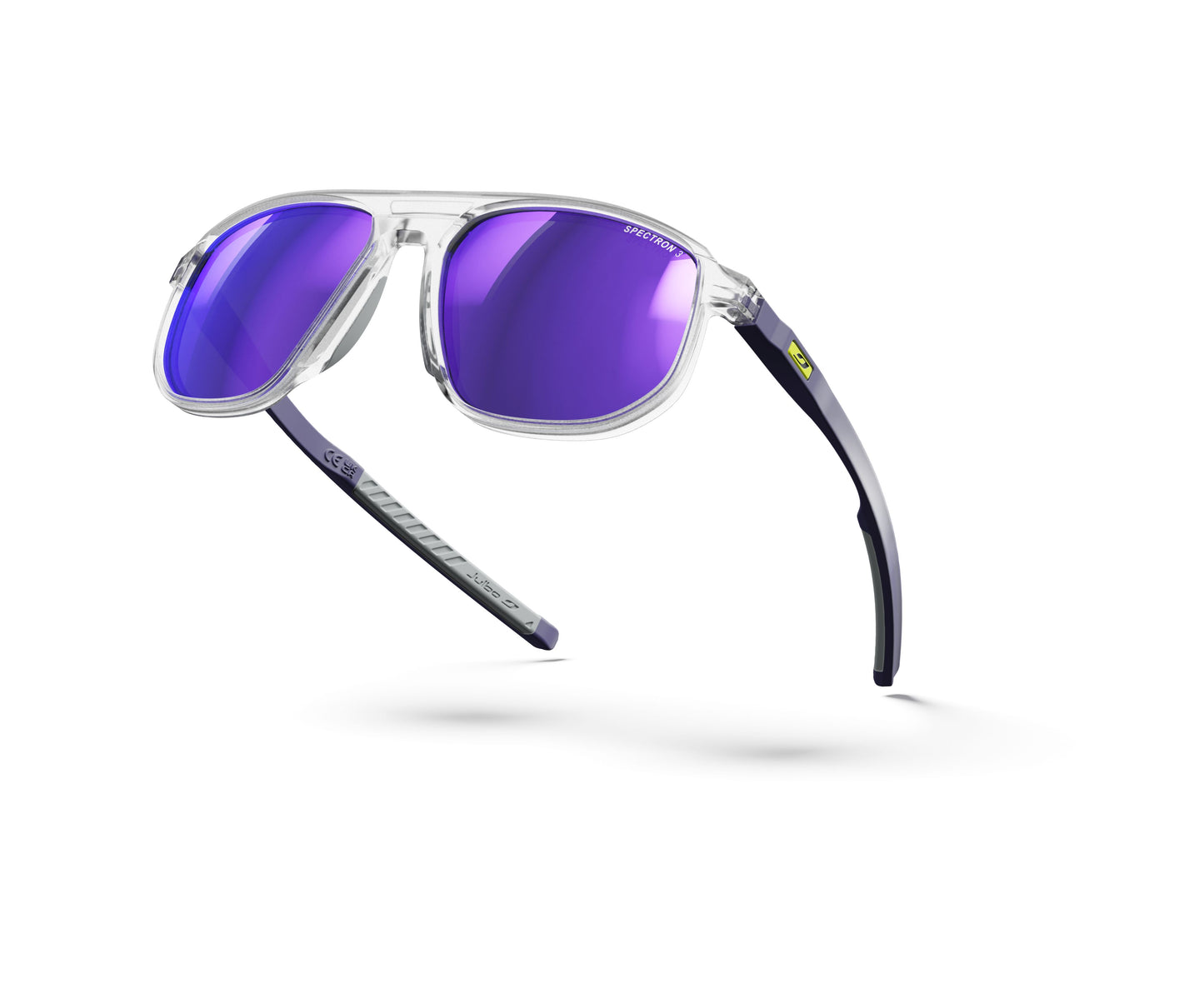 Julbo Ward Sunglasses J5861175 in Crystal-Shiny-Purple with a SPECTRON 3 SMOKE lens